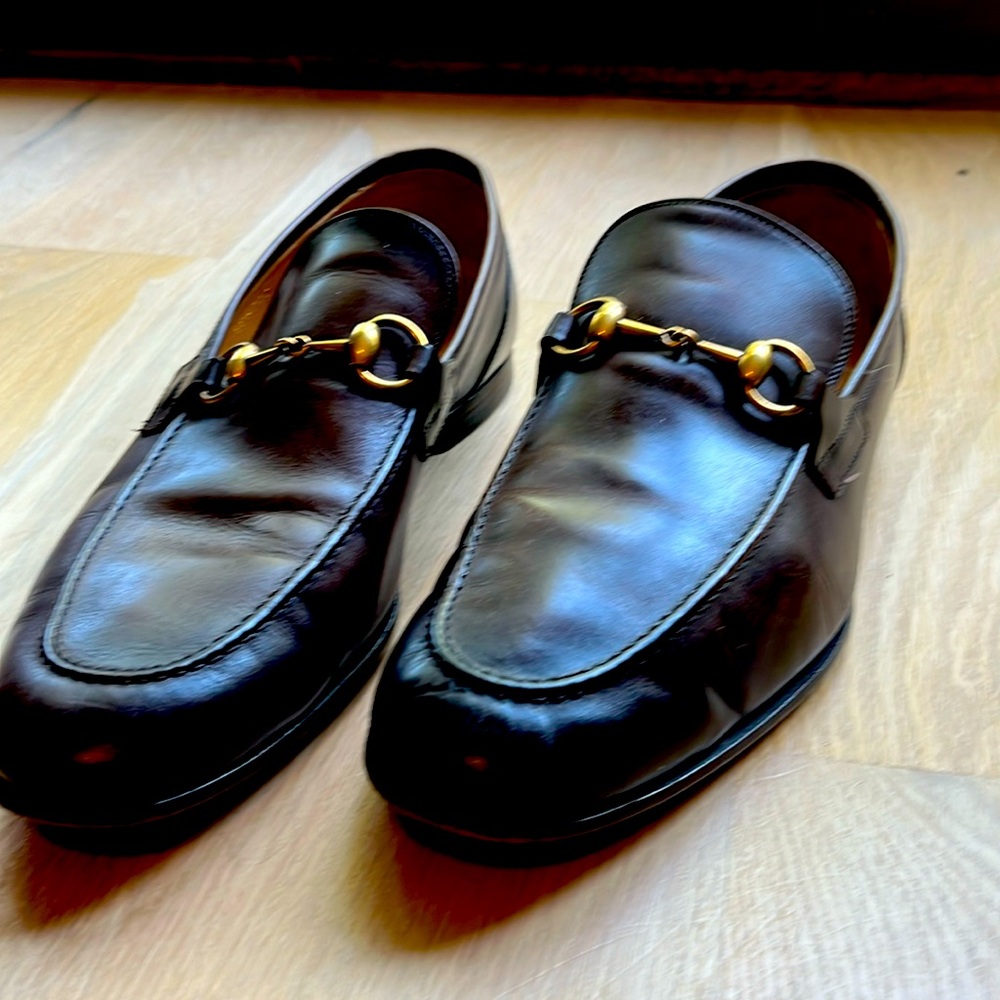 Mens Gucci Horsebit Shoes chestnut  Brown Size 9